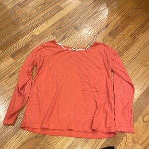 Quiksilver QSW rust long sleeve shirt